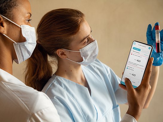 Blood collection using Greiner Bio One Pre-Barcoded Tubes and Tracie Healthcare Software
